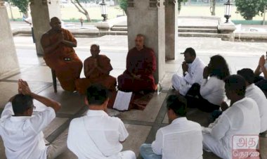 MCC ஒப்பந்தத்துக்கு எதிர்ப்பு தெரிவித்து தேரர் உண்ணாவிரதம்